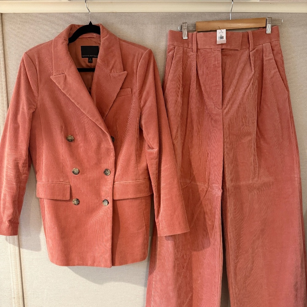 Pink Corduroy Suit